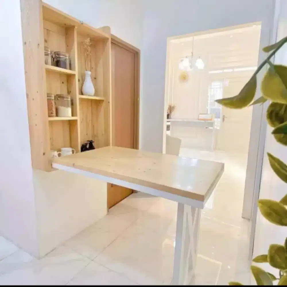 Meja Makan, Meja Makan Gantung, Meja Makan Dinding, Meja Makan Lipat