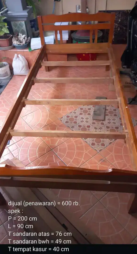 Ranjang KAYU JATI