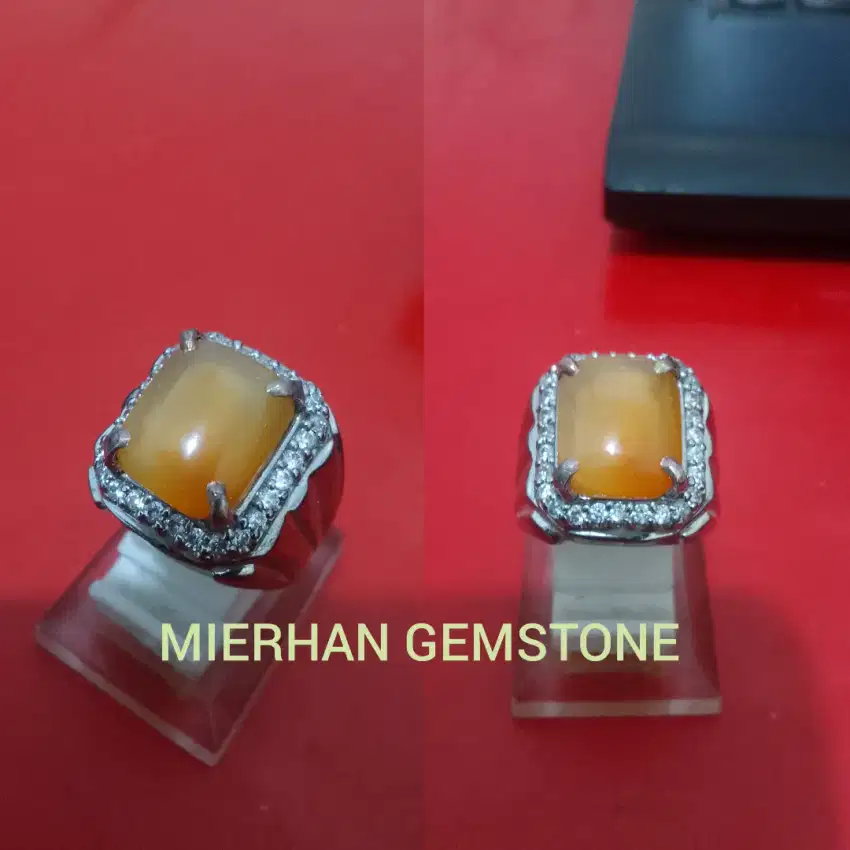 Batu Cincin Natural Chalcedony Pacitan