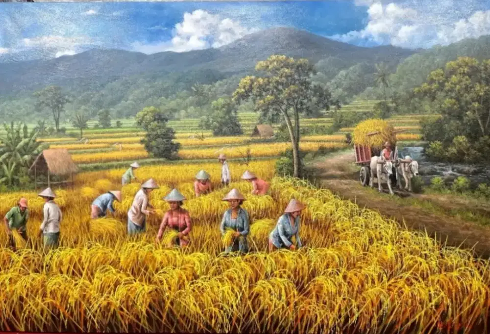 Lukisan Panen Raya