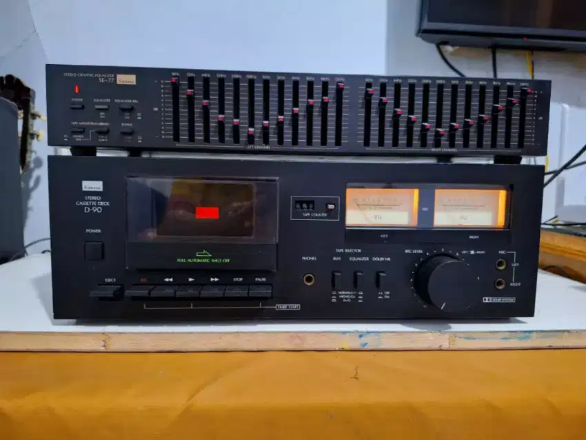 Sansui Japan Coperation Equalizer and Tapedeck perangkat msh perawan