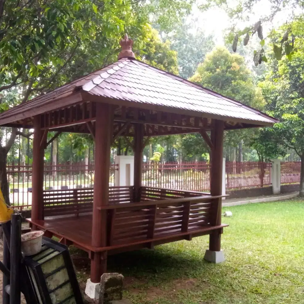 Gazebo saung kelapa