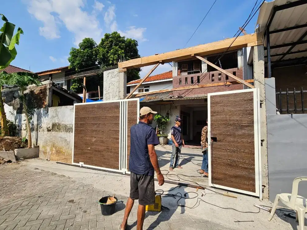 Pagar minimalis || bengkel las jakarta barat