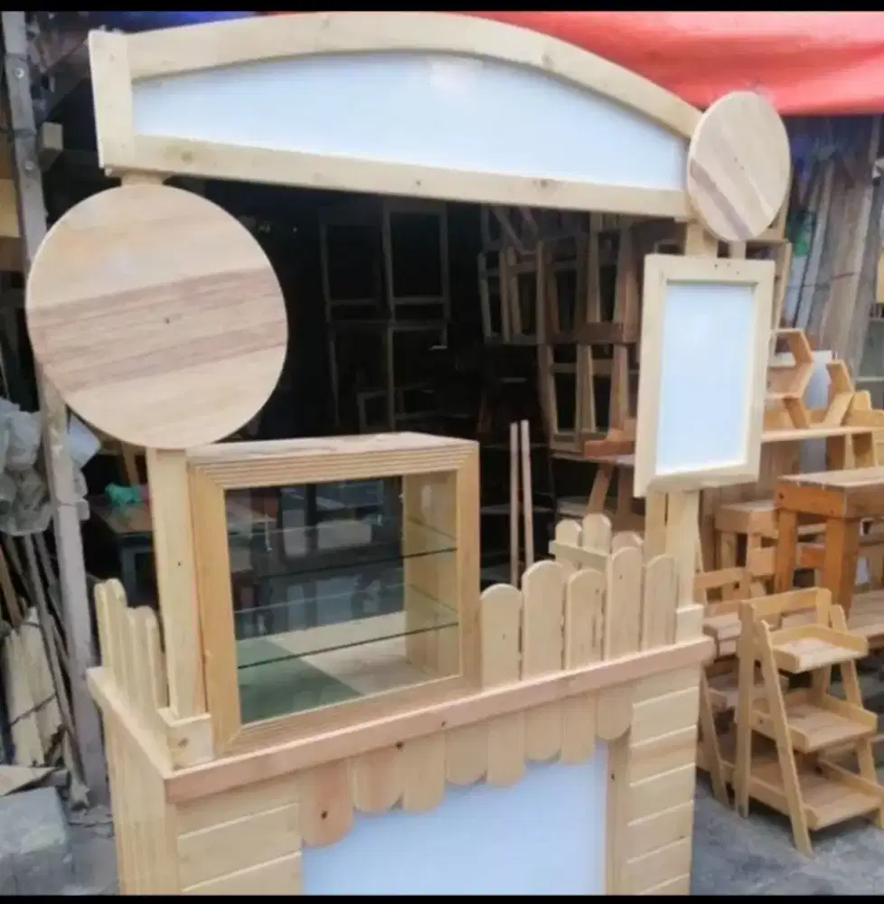 Rombong Knockdown, Gerobak Bongkar Pasang, Booth Makanan, Both Minuman