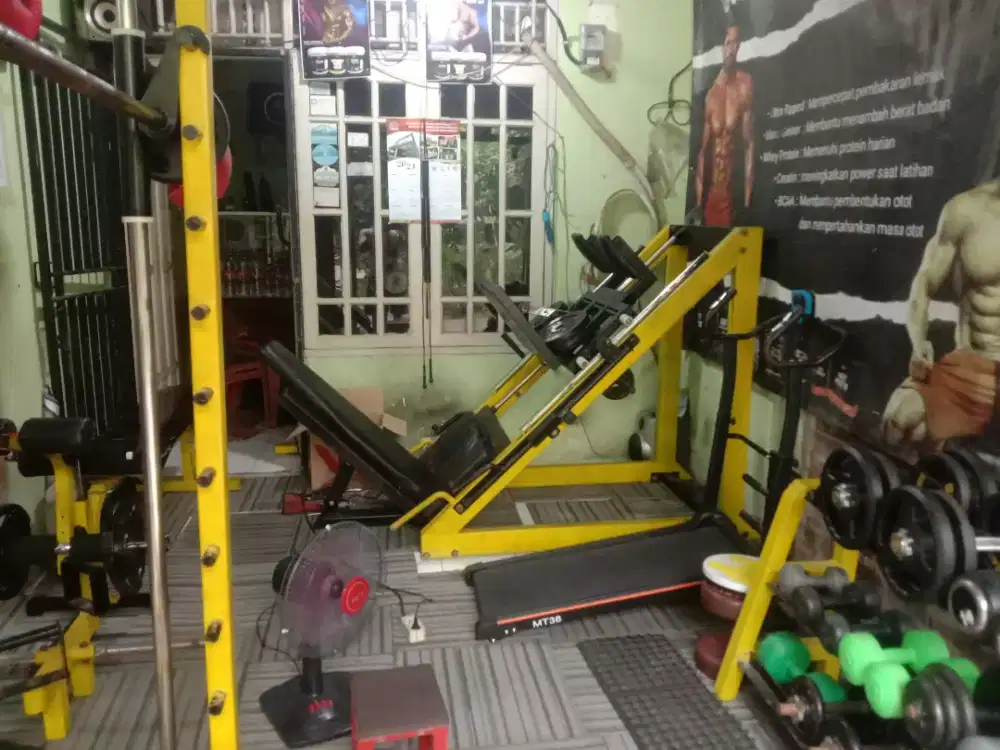 Jual alat gym komersil lengkap siap usaha