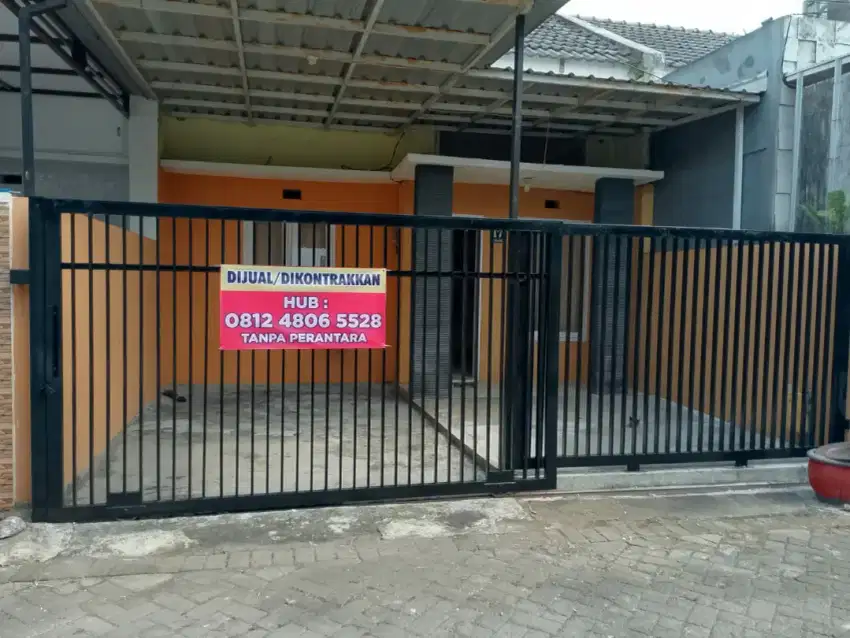 Di Kontrakan/ Dijual Rumah tinggal dengan lingkungan yang nyaman