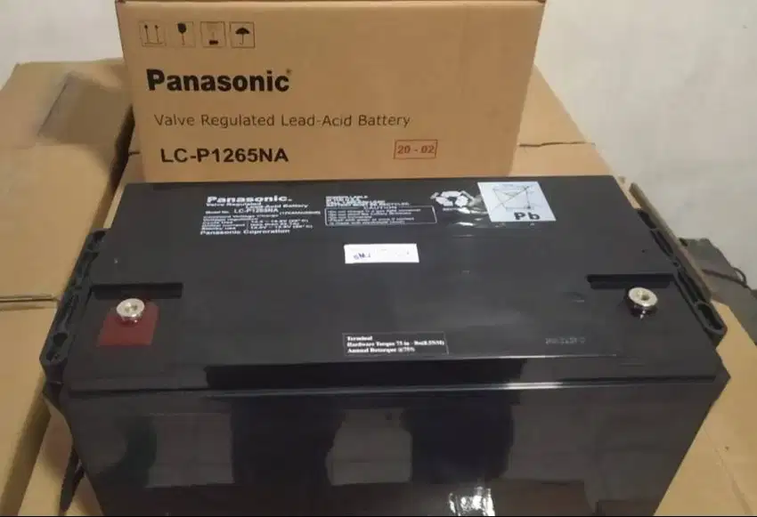 BATERAI/BATTERY KERING PANASONIC 12V 65AH / LC-P1265NA