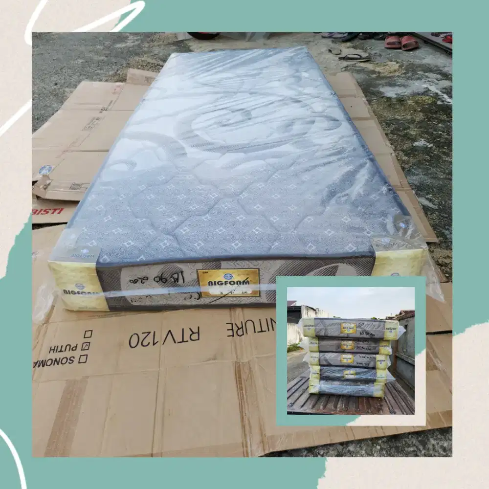 Kasur busa bigland bigfoam busa keras dan lembut isi kos