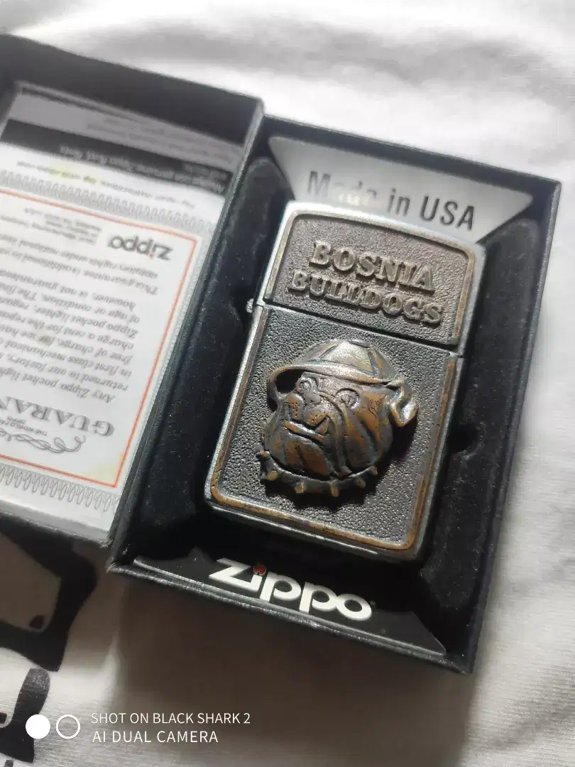 korek zippo emblem bosnia