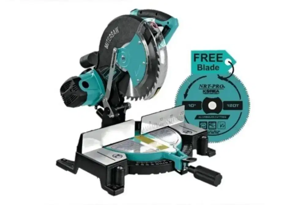 Miter saw potong aluminium NRT 10inch fre ongkir