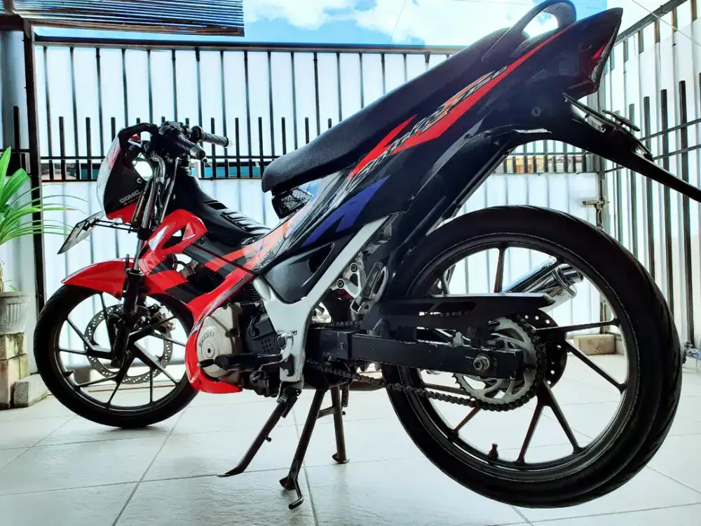 Satria FU150sc CBU Thailand Merah Hitam
