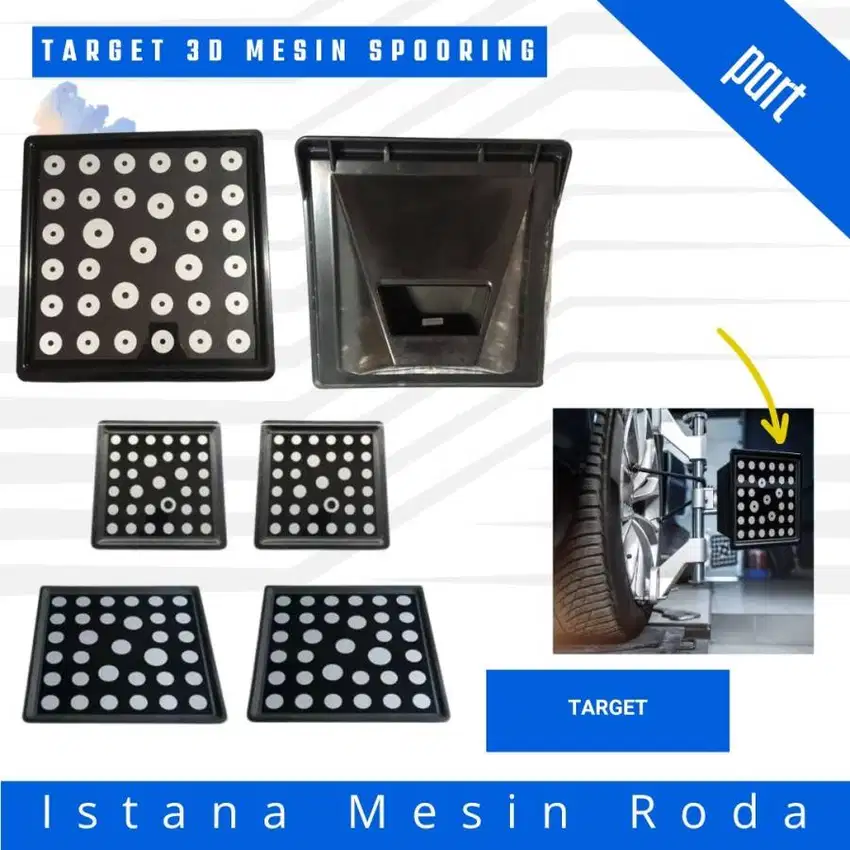 Target 3D Mesin Spooring (Hanya target tanpa wheel clamp) - Depan