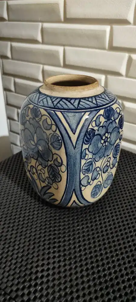 Vase bunga keramik vintage barang lama