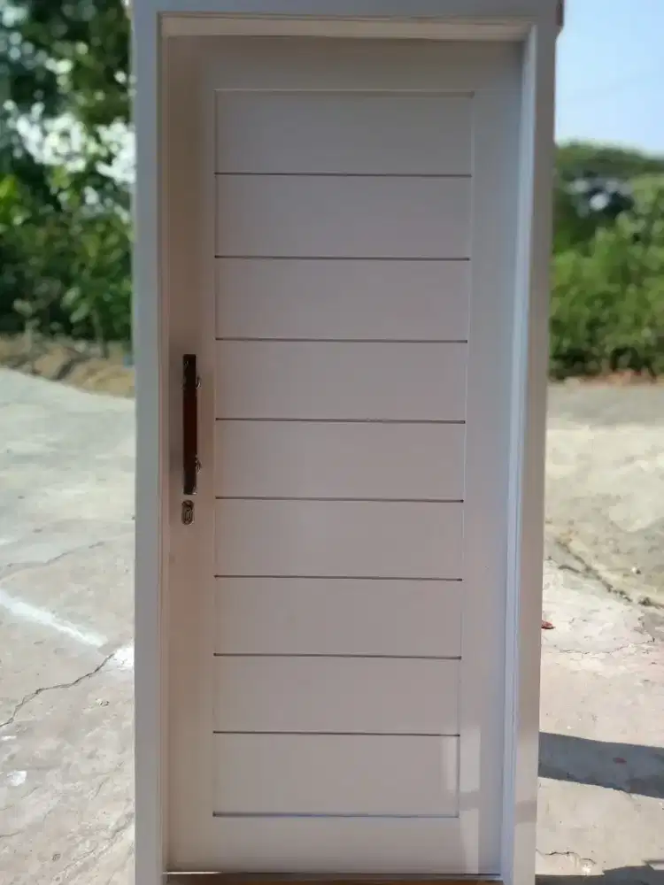 Pintu jati lngsung pengrajin