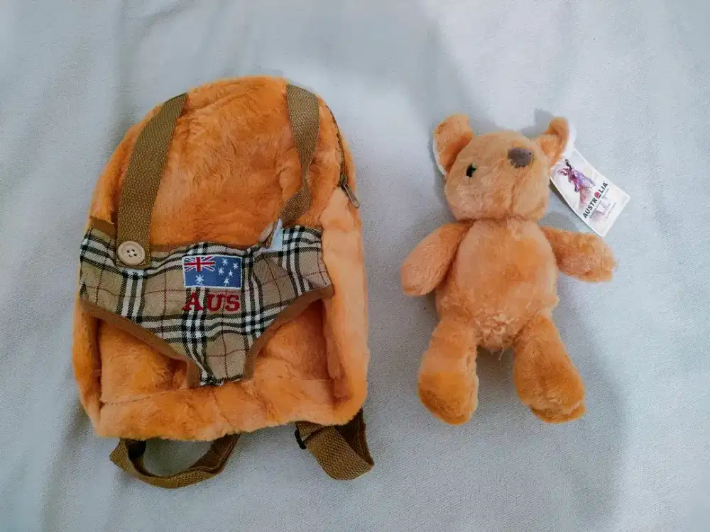Tas anak batita include boneka kangguru