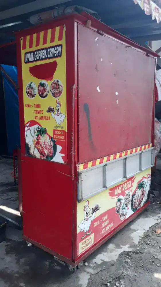 Jual booth ayam geprek