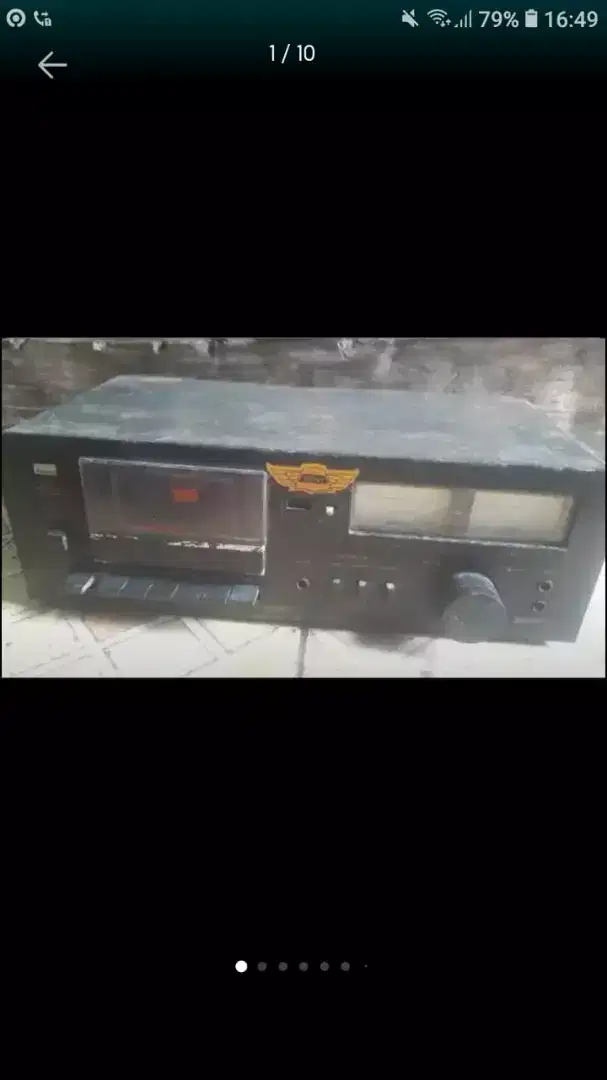 Pemutar music tape dack sansui lawas kond hdp mls mgkn ada yg tertarik