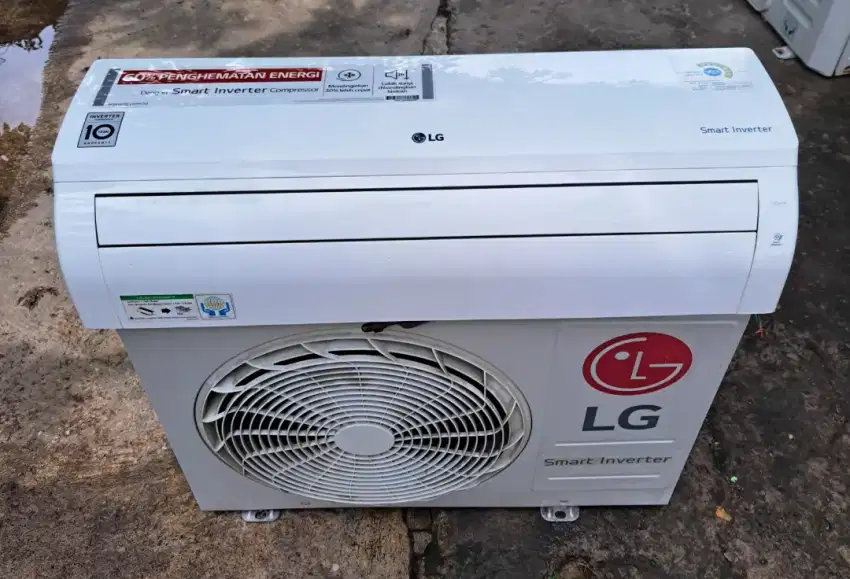 Jual ac LG dual inverter 1/2pk + psang+ gransi 2bln