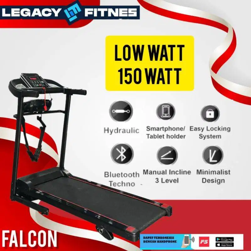 Treadmill Elektrik Rendah Daya Treadmill Murah Falcon