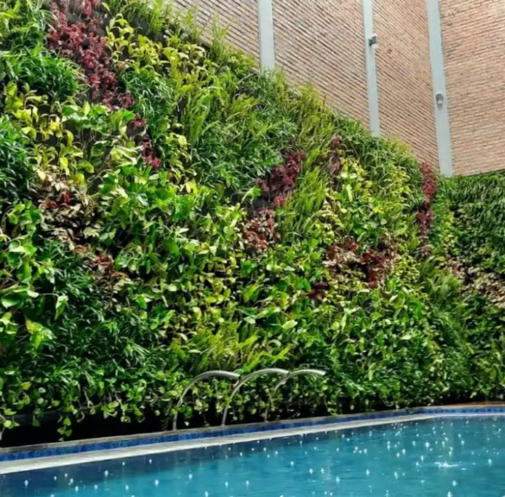 Taman dinding vertikal asli