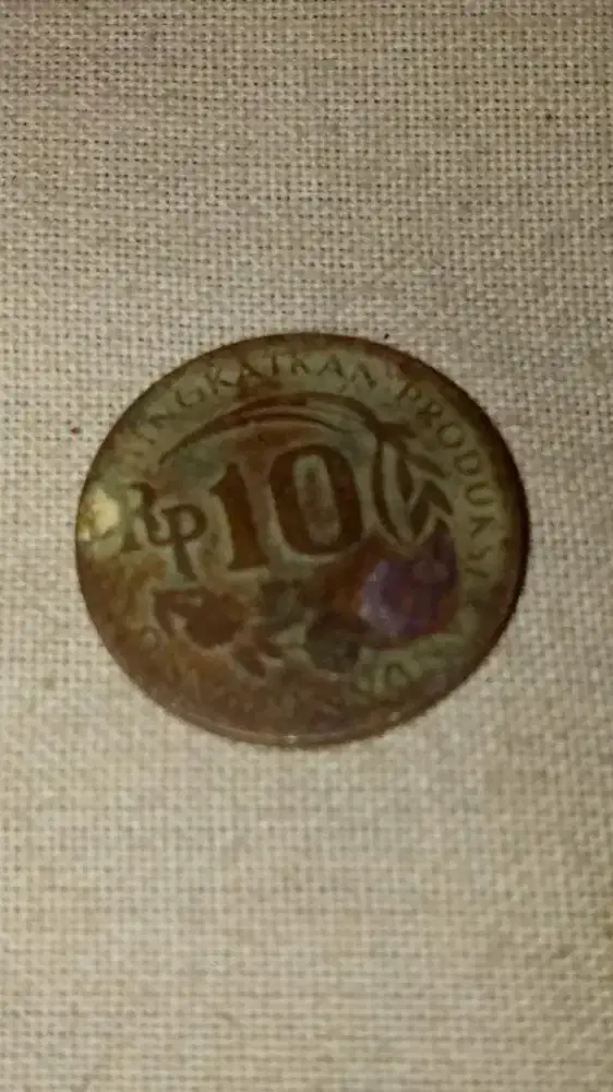 uang koin kuno rp 10