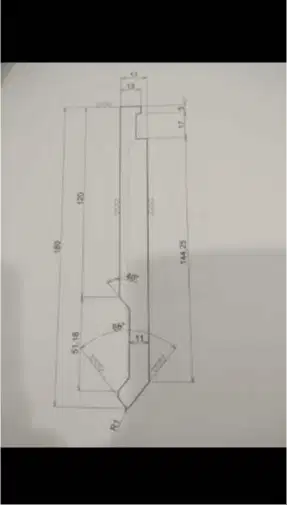 JUAL PISAU BENDING TEKUK PLAT ATAS MESIN YSD