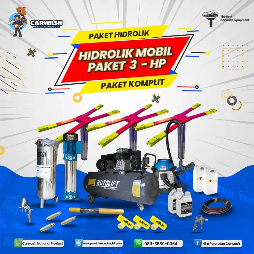 PAKETAN 3-HP HIDROLIK MOBIL TIPE X TERBARU DARI CNP