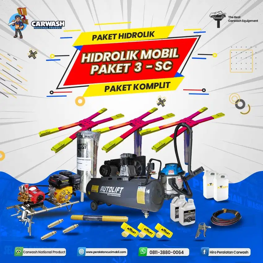 PAKETAN 3-SC HIDROLIK MOBIL TIPE X