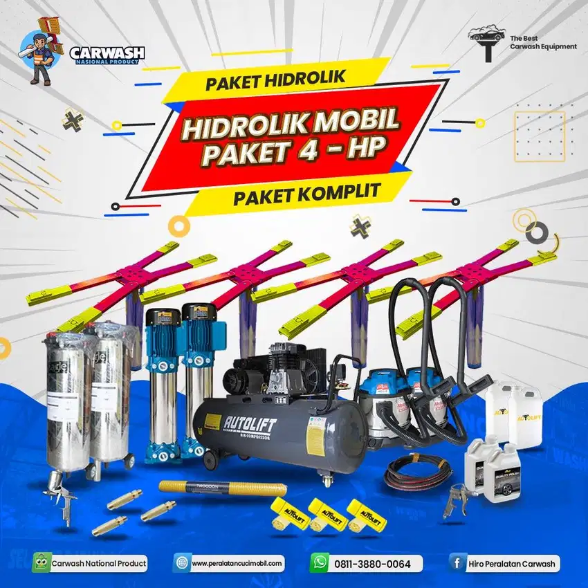 PAKETAN 4-HP HIDROLIK MOBIL TIPE X CNP