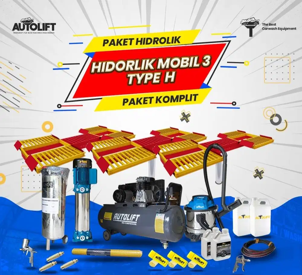AUTOLIFT PAKETAN 3 HIDROLIK MOBIL TIPE H