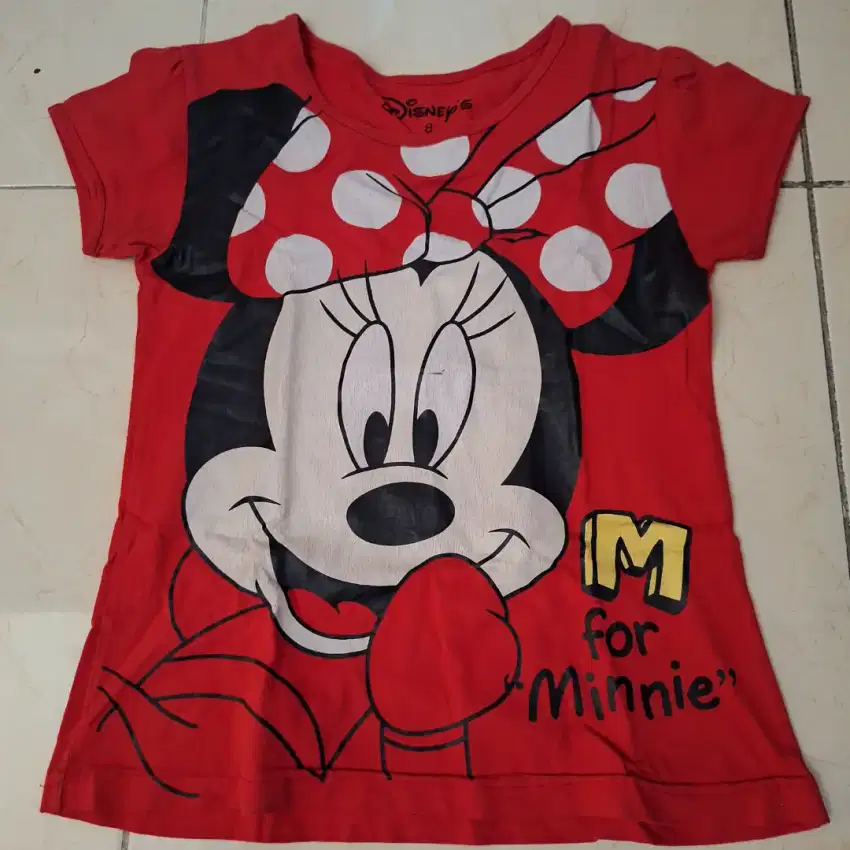 Baju Minnie Mouse Anak Perempuan