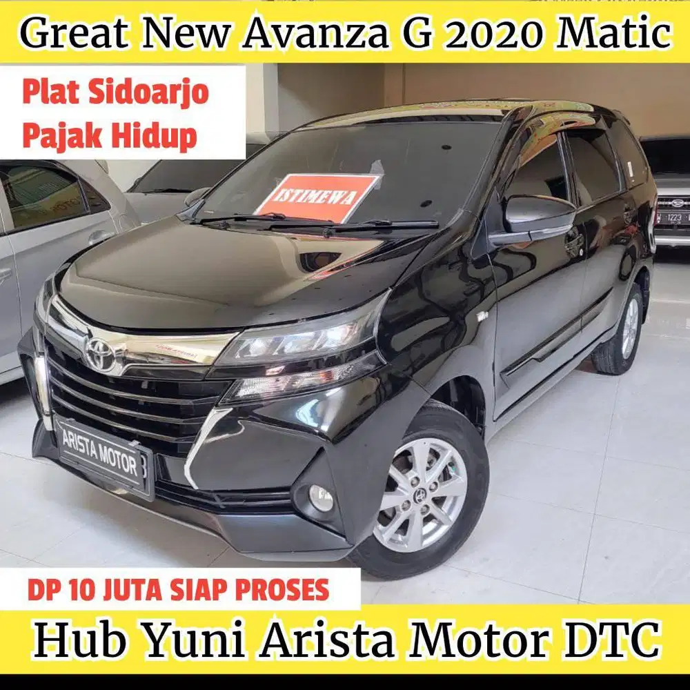 Grand New Avanza G Matic 2020 PajakHidup IRIT BBM Hitam Kinyis2 Trawat ...