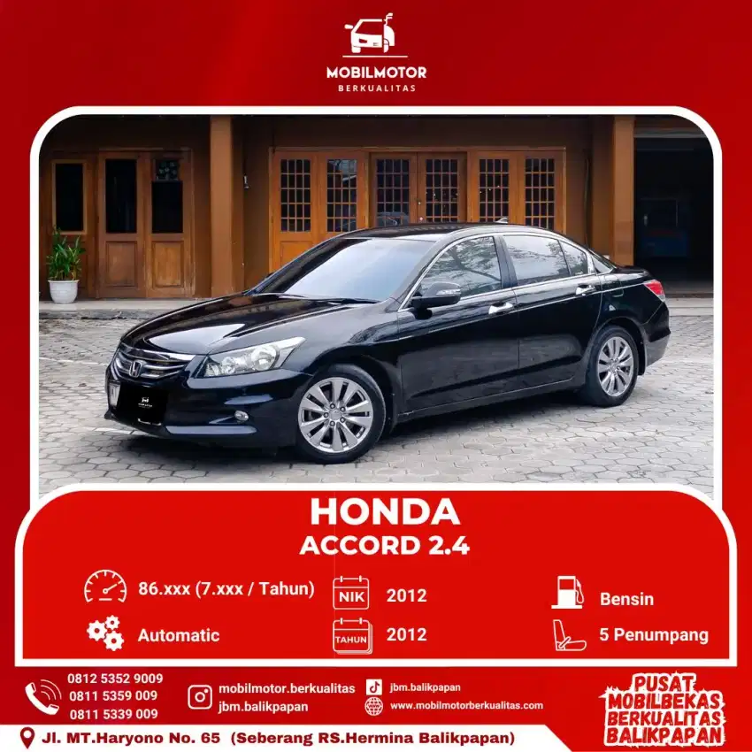 HONDA ACCORD 2.4 AT KM LOW