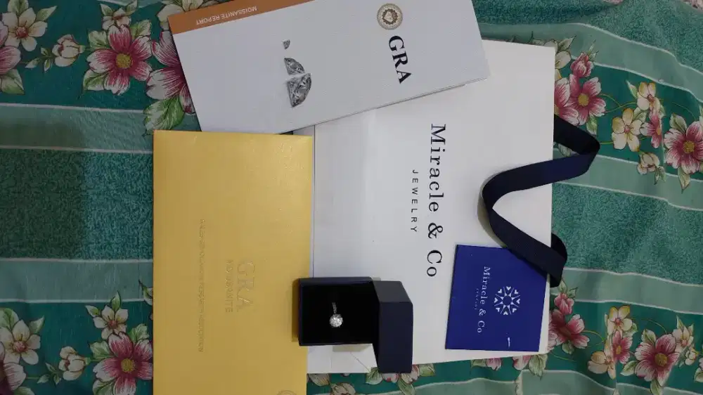 Cincin type GRA MOISSANITE Miracle & Co