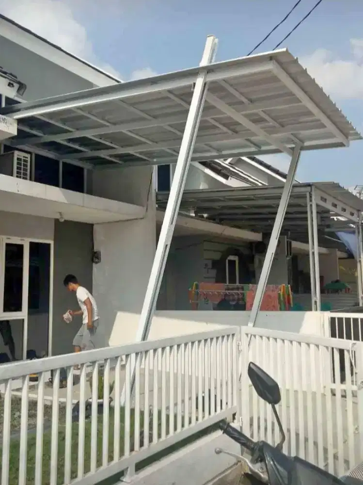 kanopi dan rangka atap baja ringan berkualitas mantap dan awet