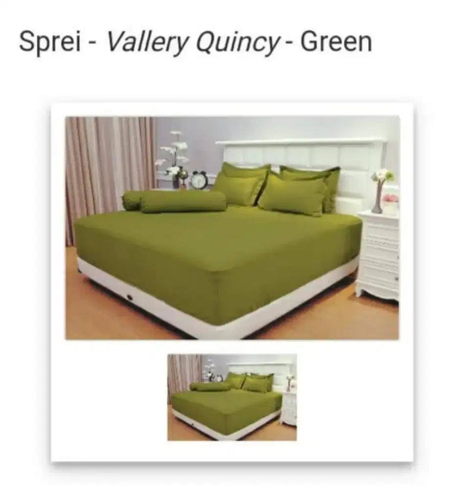 Sprei vallery Quincy UK 180x200Tinggi 30 no.1