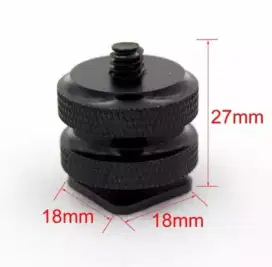 hot shoe adapter ball head 1/4