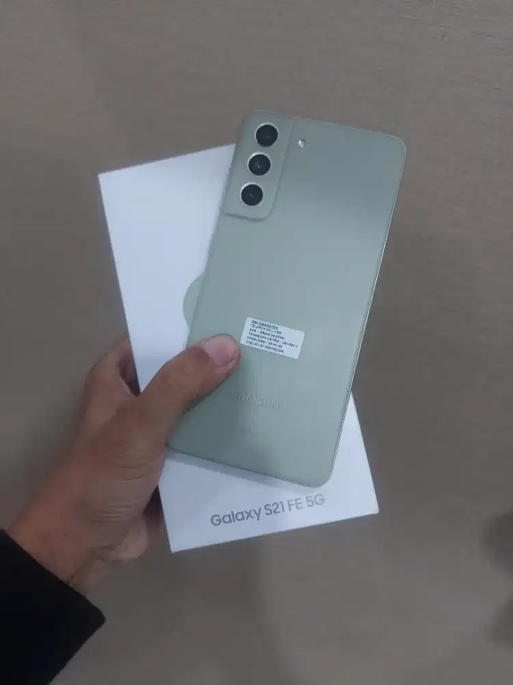 Samsung S21 FE 5G ram8/256Gb resmi SEIN Fullset ORI NOMINUS.