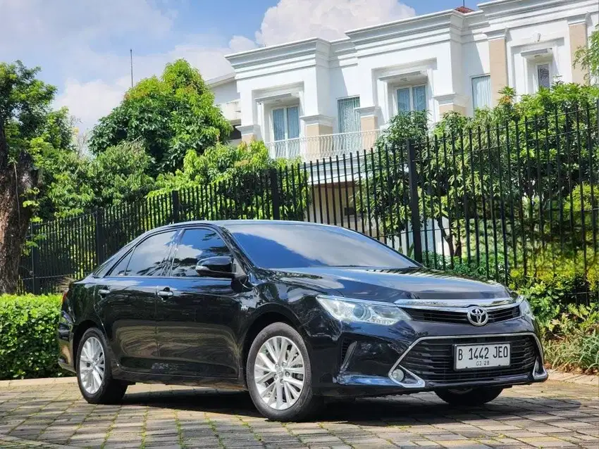 TDP 42JT NEGO!! CAMRY V 2.5 AT 2018 HITAM SEGER FULL SERVICE RECORD!!