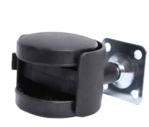 Ace Krisbow Roda Furnitur Nylon Dengan Rem 5 cm - Hitam