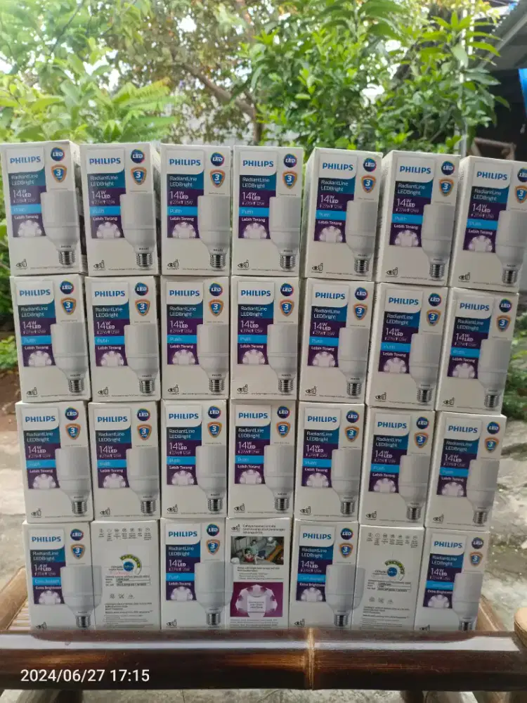 Lampu baru merk Philips kualitas terjamin terangnya