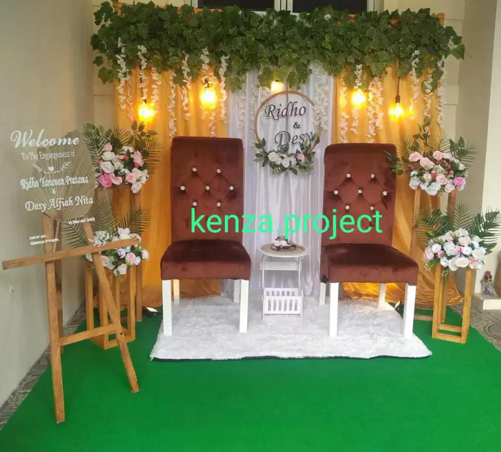 Dekorasi pelaminan lamaran murah di depok