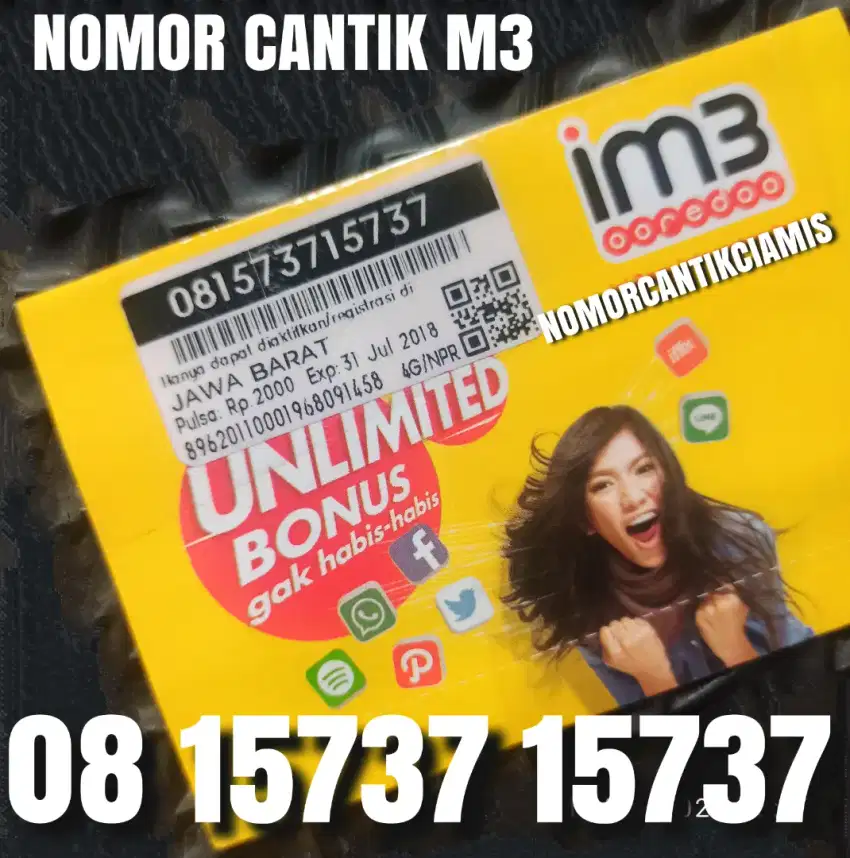 PERDANA NOMOR  CANTIK INDOSAT