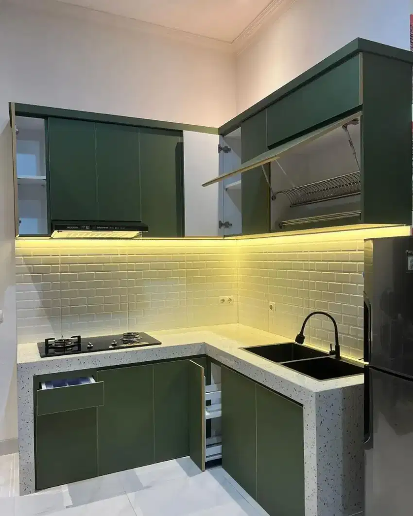 Interior Kitchen Set Minimalis hpl dan Furniture lainnya