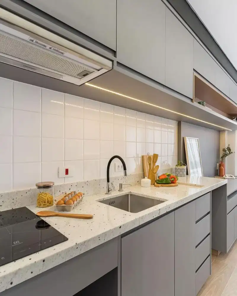 Interior kitcenset minimalis hpl