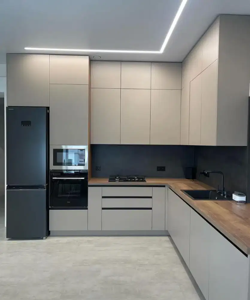 Interior Kitchen Set Minimalis modern hpl