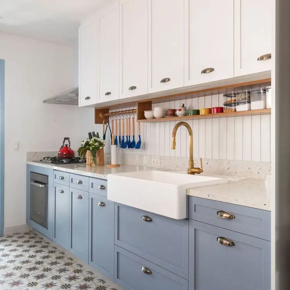 Interior furniture kitchen set, Backdroop Tv,kamar set Minimalis murah