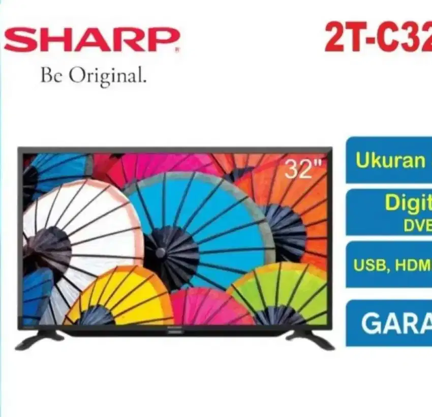 SHARP Led TV 32inch 32GD1500 | 32GD1600 Digital Tv Tnp STB Garansi 5th