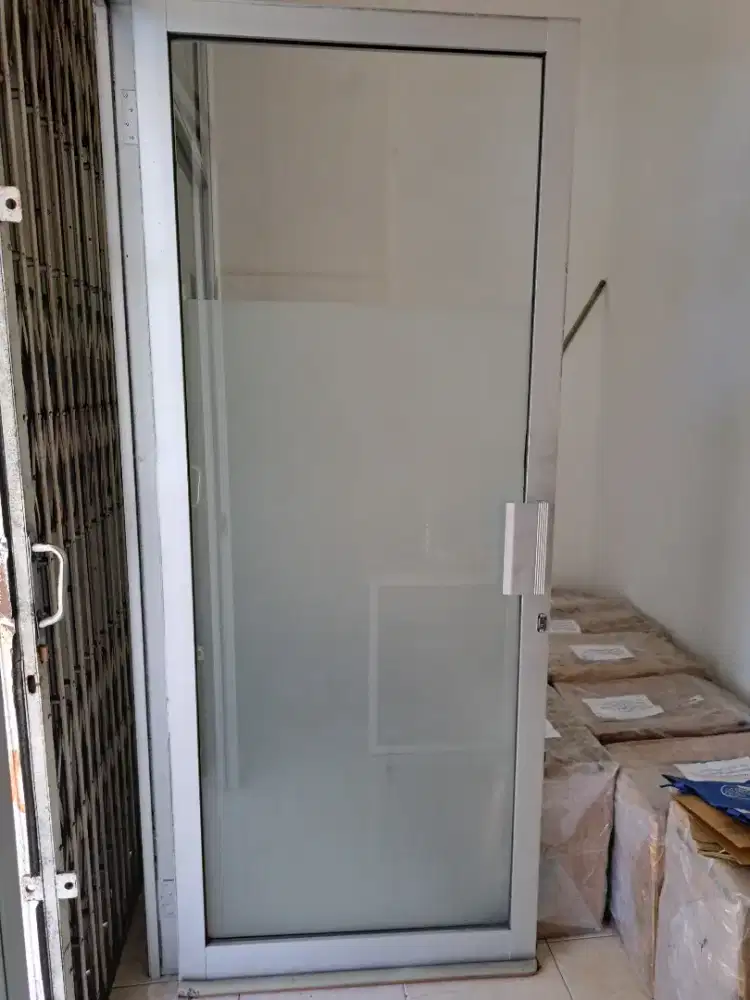 Pintu Kaca Alumunium Panjang 220 Lebar 90