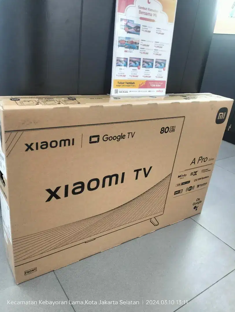 XIAOMI GOOGLE TV 32 PROMO KREDIT TANPA DP